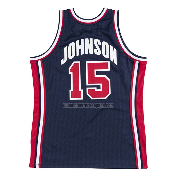 Camiseta USA 1992 Magic Johnson NO 15 Negro